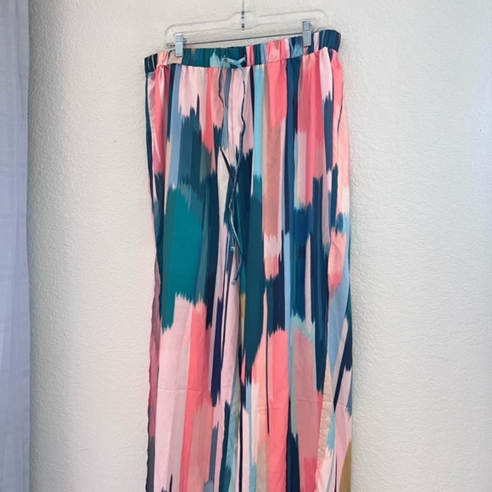 Colorful High Slit Pants - Picture 3 of 5